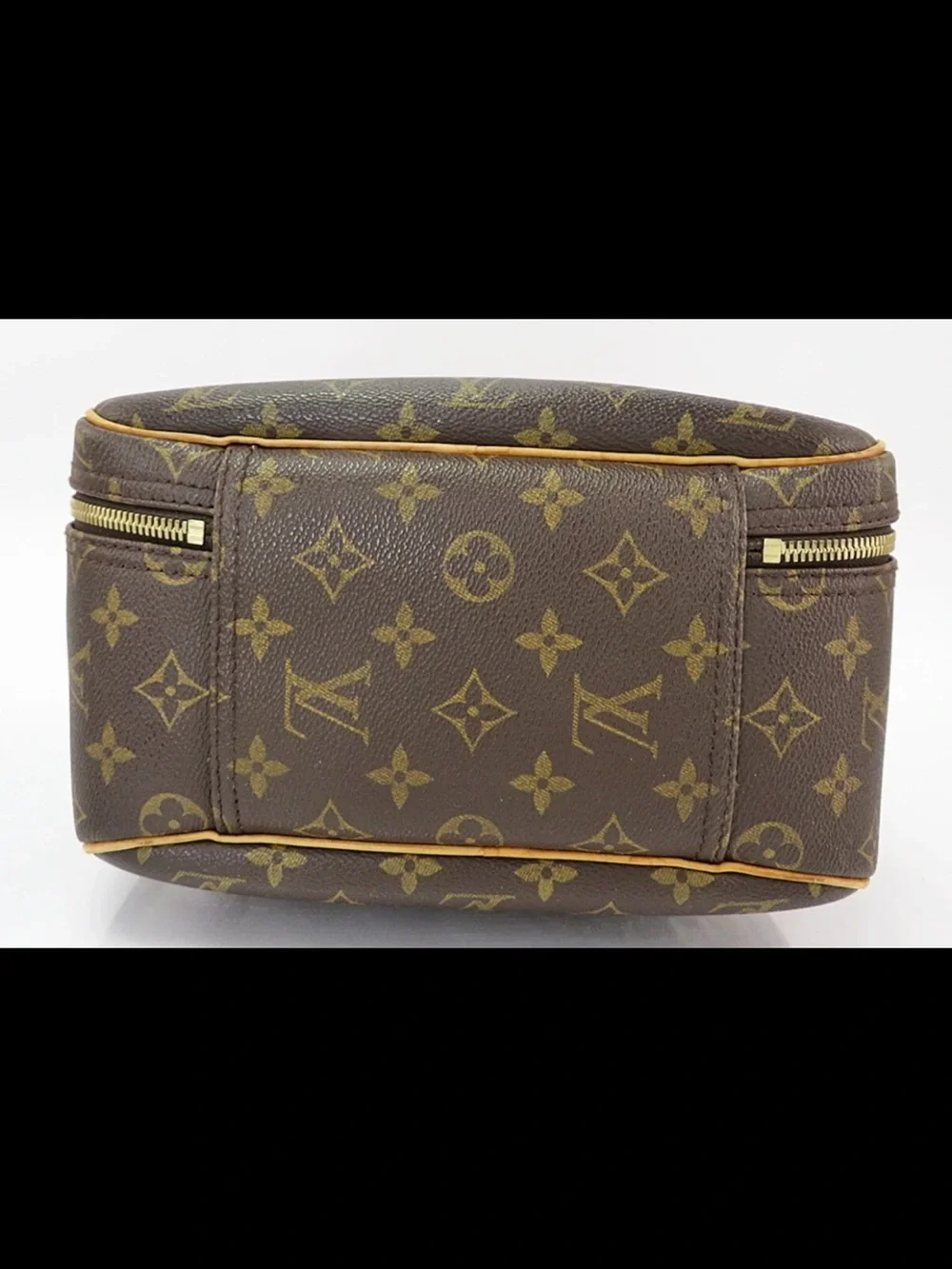 Louis Vuitton Monogram Canvas Brown & Tan Shoulder Tote
